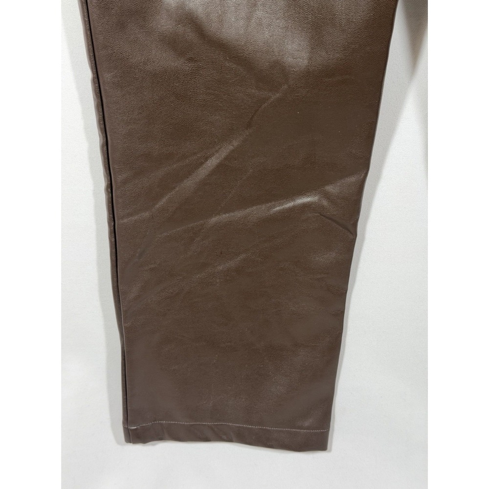 Abercrombie Faux Leather‎ Pants Womens 30 Curve Love High Rise 90s Chic - Picture 13 of 16